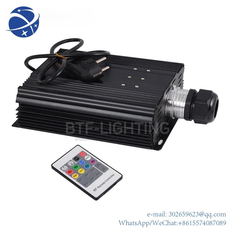 

yyhc 120W RGB LED Fiber Optic Sky Stars Engine Driver with 20kry RF remote controller for all kinds fiber optics