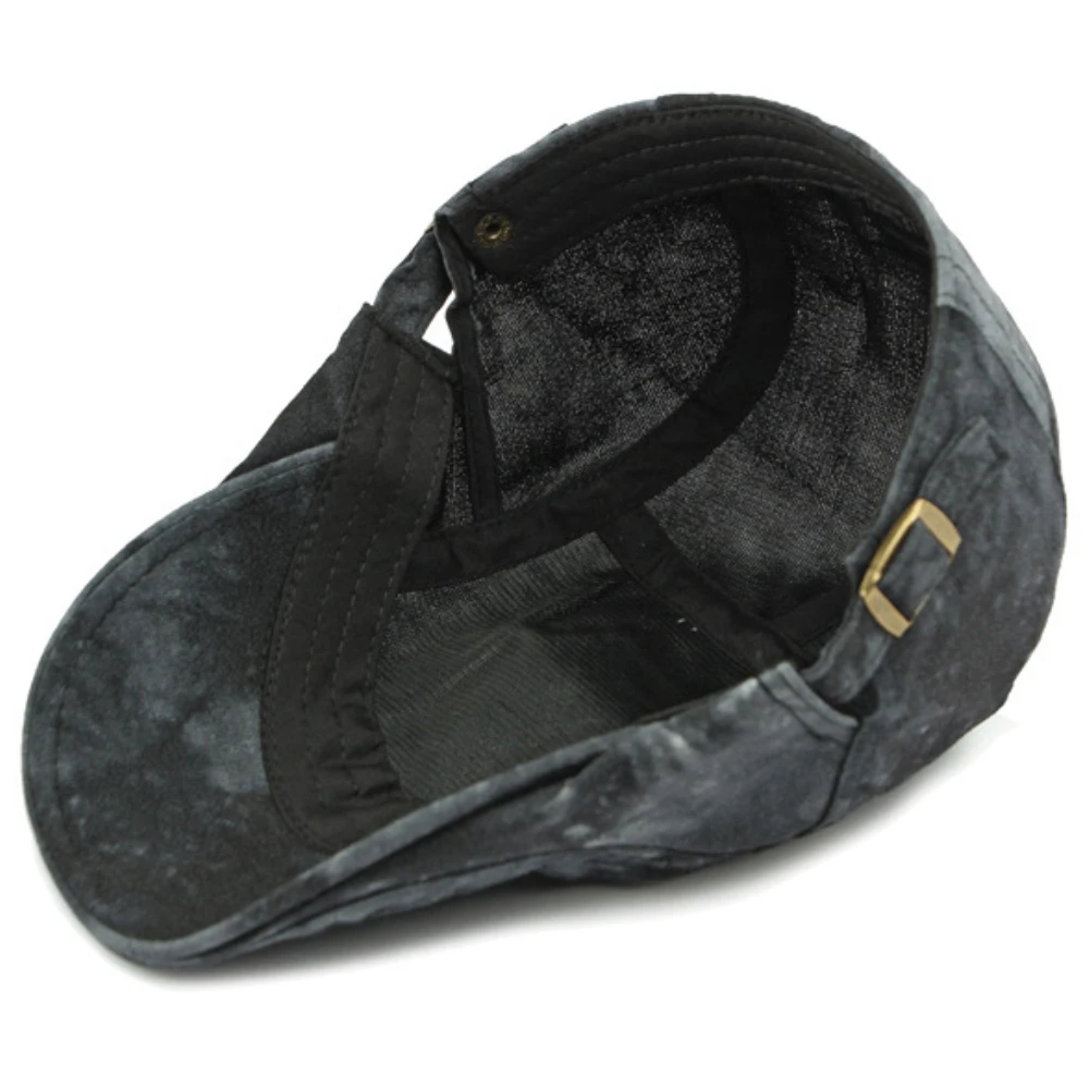 HT4671 القبعات الرجال النساء المطبوعة اللبلاب قبعة مسطحة جديد الربيع الصيف قبعة واقية من الشمس قبعة خمر الفنان الرسام قبعة قبعة قابل للتعديل قبعة بيريه