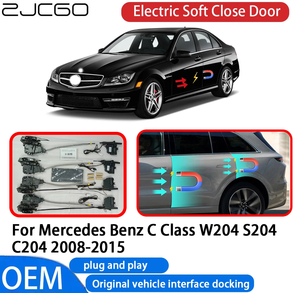 

for Mercedes Benz C Class W204 S204 C204 2008-2015 Car Automatic Electric Soft Close Door Closer System OEM Plug and Play