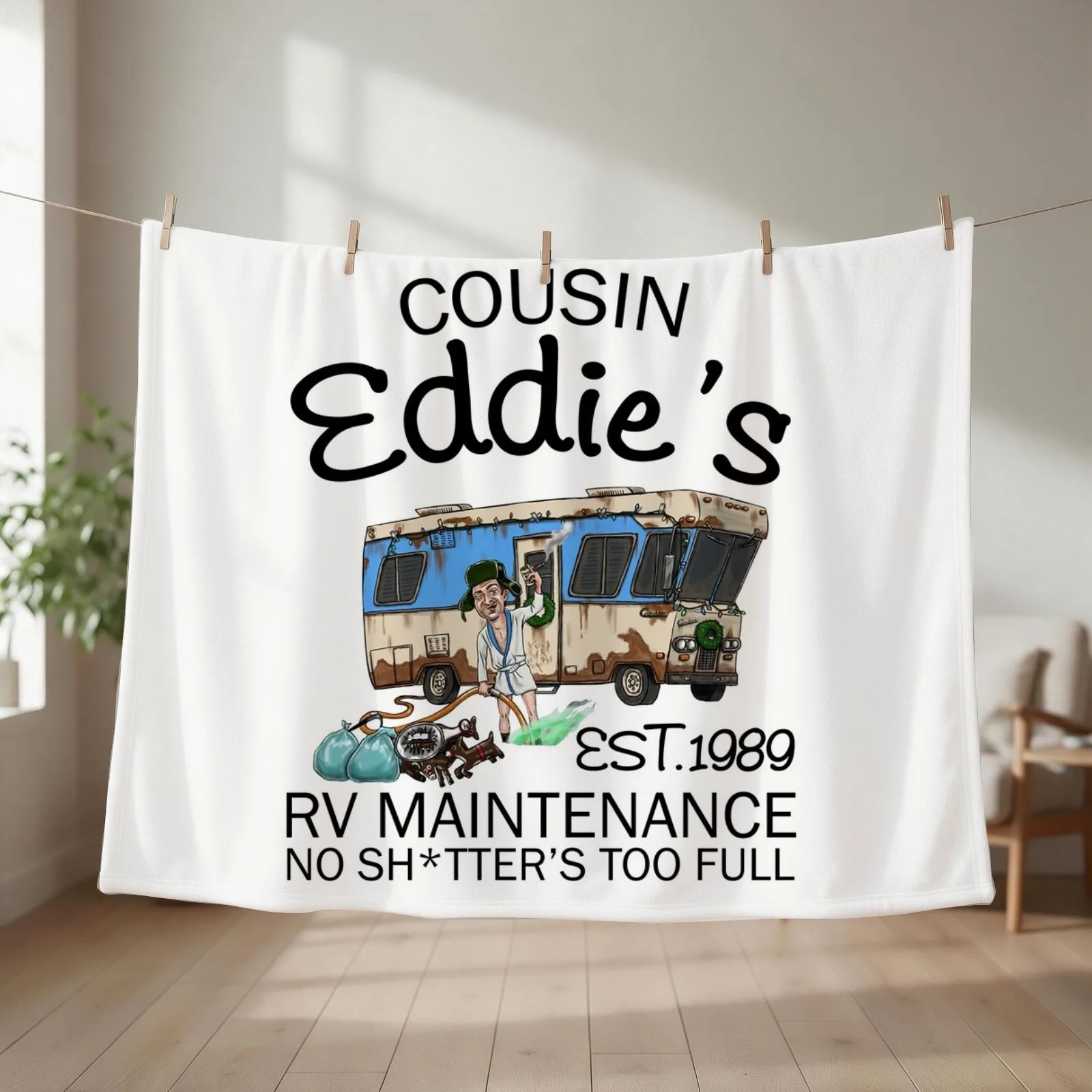 Cousin Eddie Throw Blanket