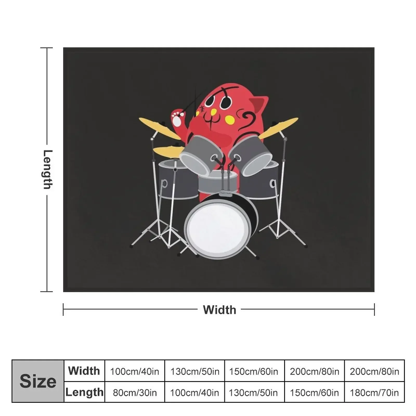 Nyango Star Mascot Drummer T Shirt-4500 Throw Blanket Softest For Sofa Thin Blankets