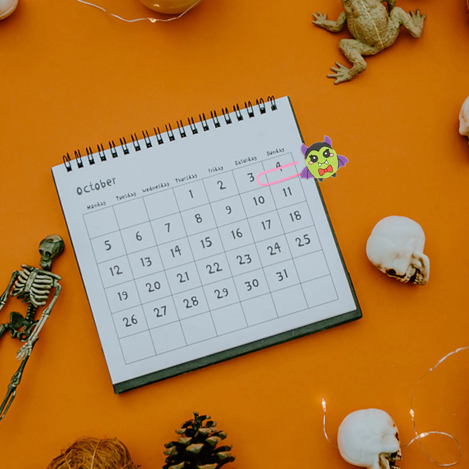 20 قطعة دبابيس ورق الهالوين الجمجمة الإشارات المرجعية حساسة قابلة لإعادة الاستخدام دبابيس ورق حفلة لصالح القوطي اللوازم المكتبية القوطي اللوازم المكتبية