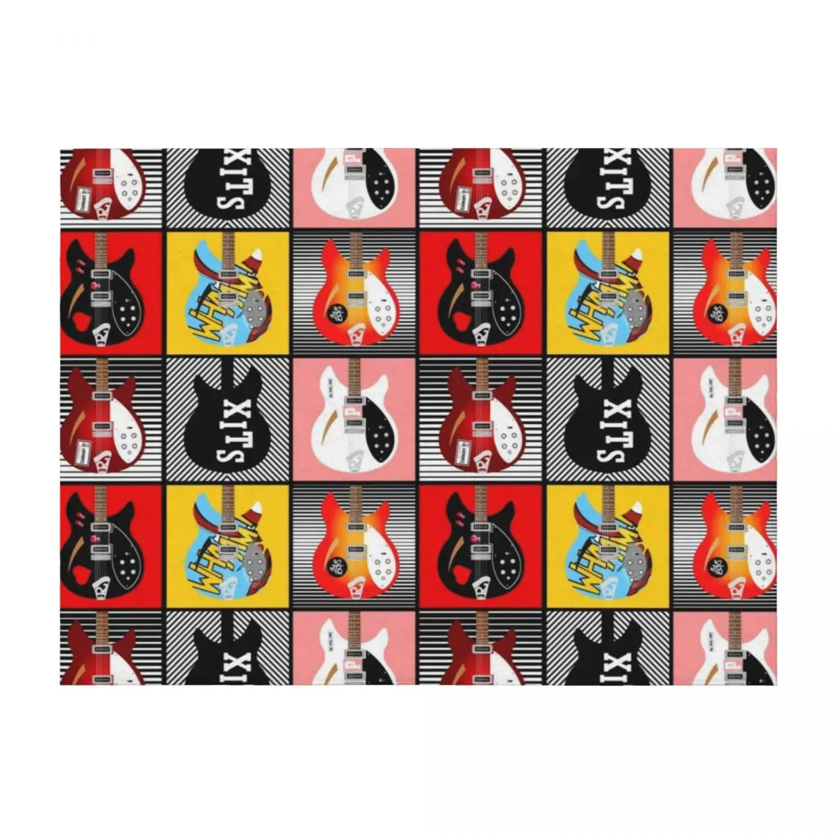 

Paul Weller's Rickenbackers Throw Blanket Cute warm for winter Shaggy Picnic Blankets