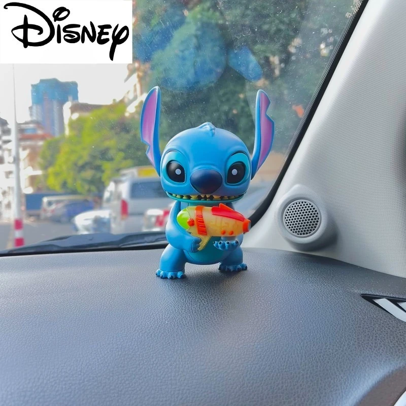Disney Stitch – poupée sonore lumineuse en forme de dessin animé créatif, nouvelle mode, ornements décoratifs, jouets pour enfants, cadeaux de vacances