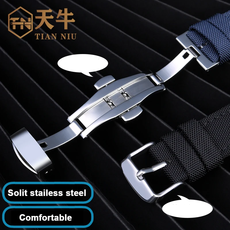 18/20/22/24mm Nylon Watch Strap Canvas Quick Release Band for Casio Seiko 5 Huawei Gt2 Universal Sport watchband accessorry