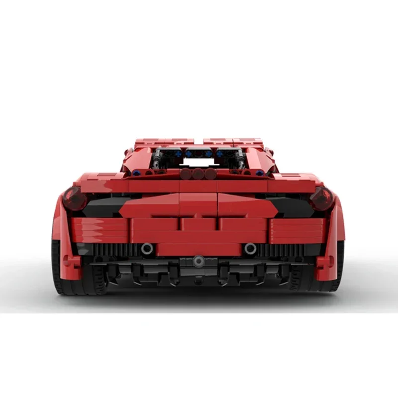 mocBricks Moc Building Blocks Supercar Model Series Speed Champion 488GTB Technology Bricks DIY Toys For Kids Children Gifts