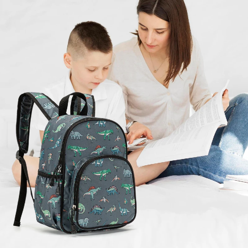 32CM children's minimalist and fashionable backpack, Oxford cloth backpack for elementary school students, boys and girls