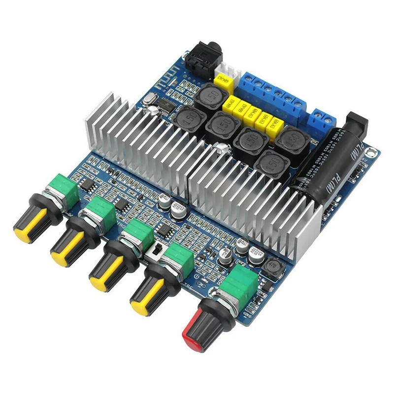 TPA3116D2 DC12V-24V Bluetooth 4.2 Subwoofer Audio Amplifier Board 2.1 Channel Power 2 X 50W+100W TPA3116 Amplificador