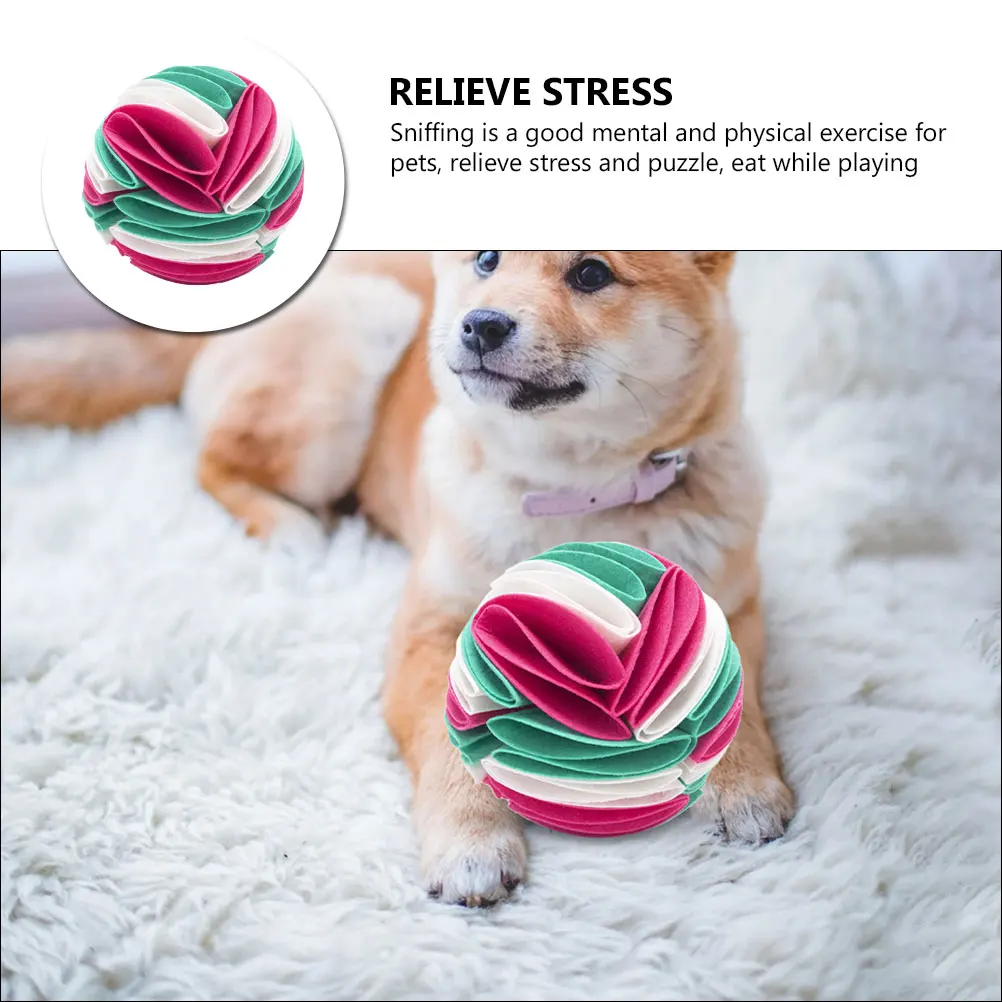 

Pet Sniffing for Dogs Specially Designed Felt Material Slow Eating Reduce Boredom Training Toy Puppies Adult Leak