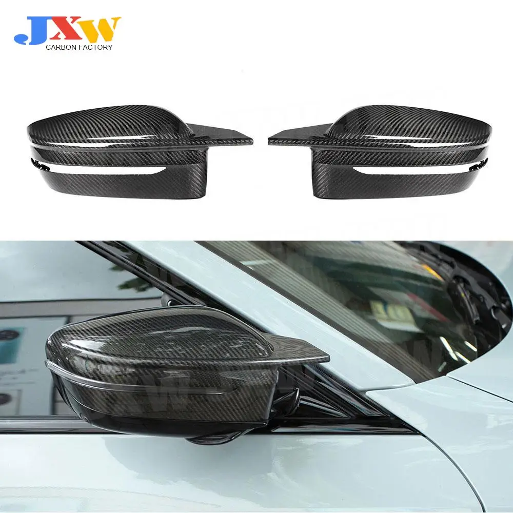 

Dry Carbon Fiber Rear view Mirror Cover Caps For BMW 2 series G42 2020+ Auto Car styling