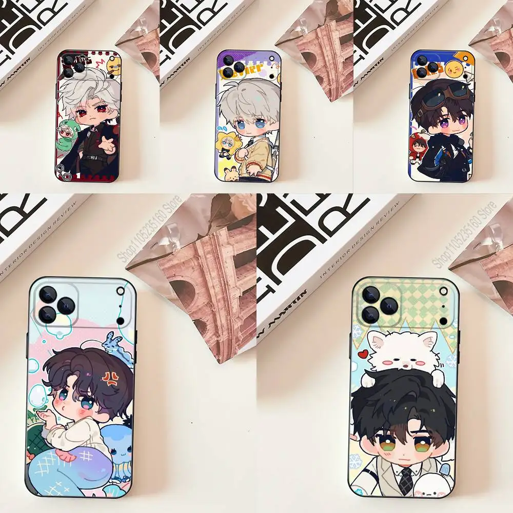 

L-Love And D-Deepspace Sylus Phone Case For iPhone 11,12,13,14,15,16,17,Pro,Max,Plus,E,SE4,Air,Mini Black Soft Cover