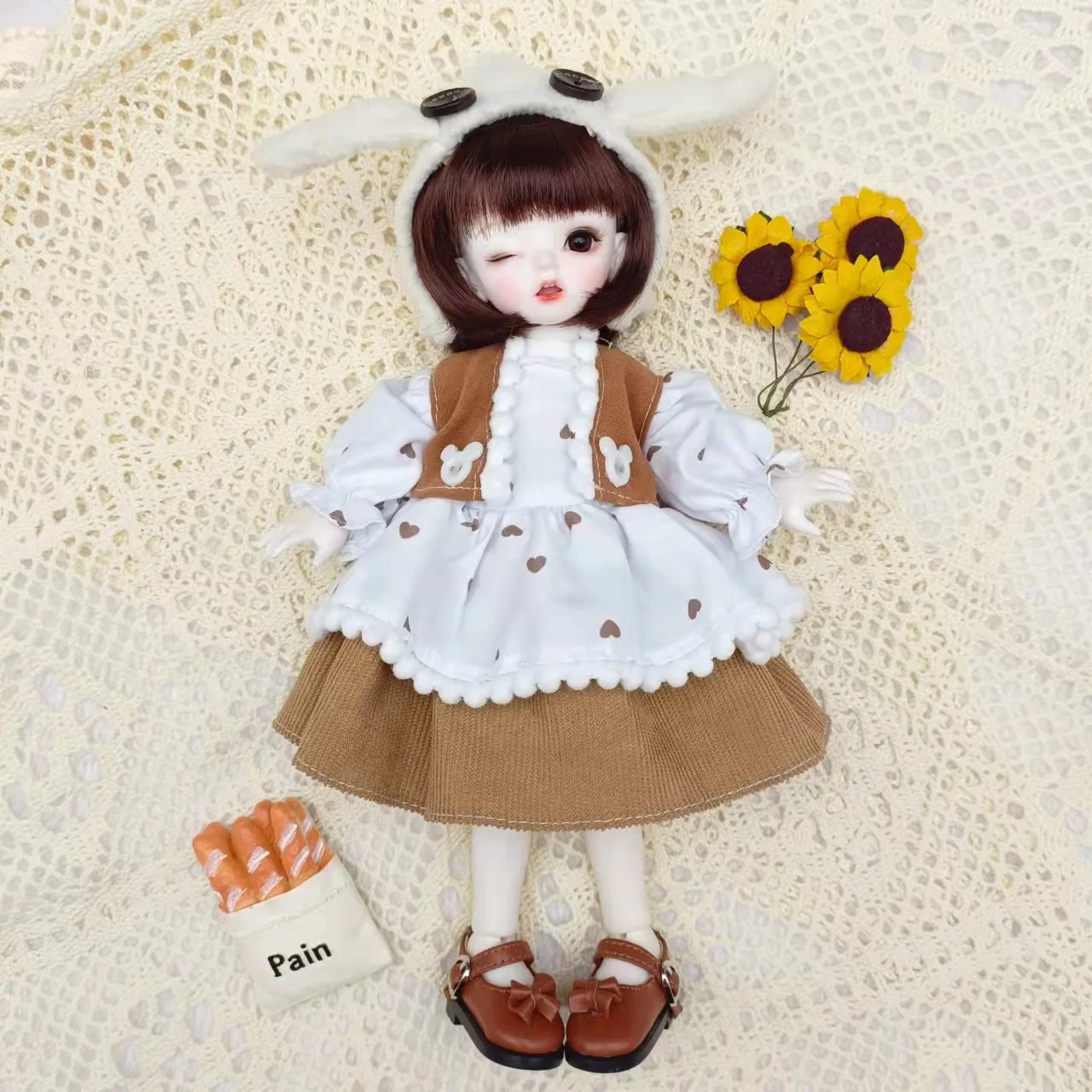 30cm Doll Accessories 1/6 BJD Doll Replacement Clothing Cute Fashion Doll Clothes Set Kids Girls Toy Gift Holiday Gifts