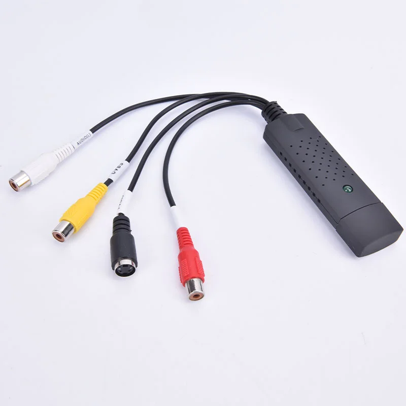 USB 2.0 Audio Video VHS VCR To DVD Converter Capture Card Adapter Digital Format Support Win 7/8/10