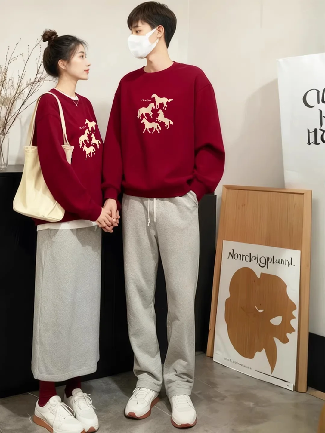 

Женская толстовка больших размеров (до 136 кг) для пар, осенне-зимняя, утепленная, с длинным рукавом, без капюшона, на флисовой подкладке, модный топ