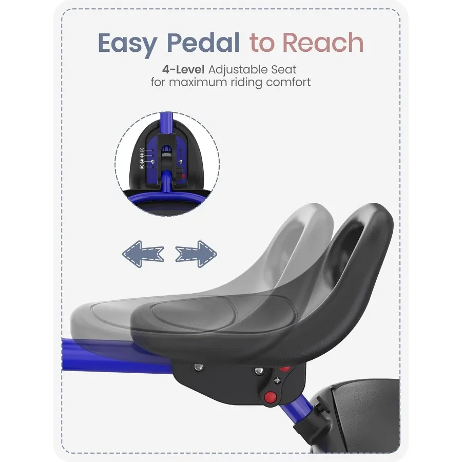 18ヶ月から5歳までの子供用三輪車、フラッシュホイール付き、ベル付き幼児用三輪車、子供用三輪車、2～5歳向けのギフト