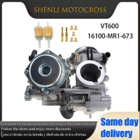 16100-MR1-673 For Honda Car Carburetor With Fuel Filter & Extra Jets Kit Replacement For Honda Shadow VLX 600 VT600 1988-1998
