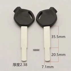 JMCKJ With Magnetic Flatbed Motorcycle Light Plate Key Blank Magnet Key Blank For Honda 100 110 125 150cc 10PCS/LOT