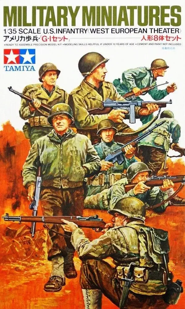 Tamiya 35048 1/35 Military Model WWII US Army Infantry European Theater War