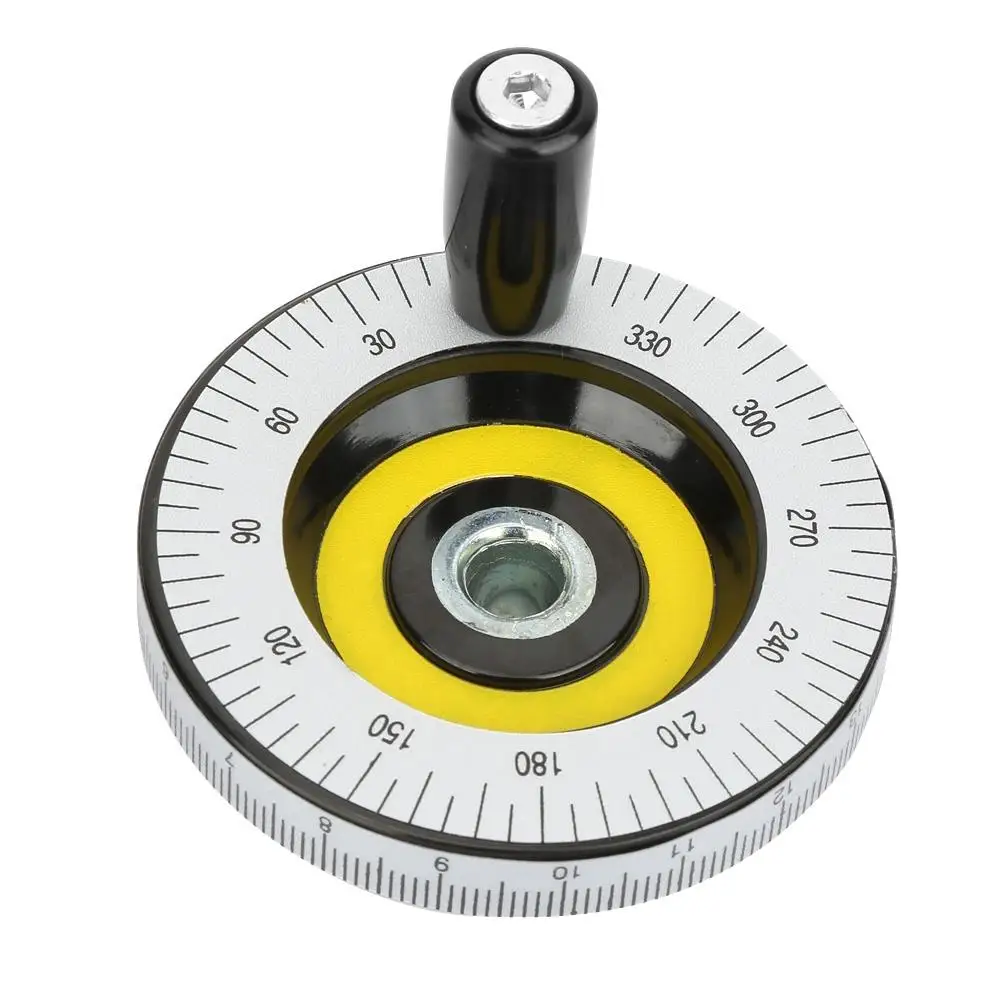 

80mm Solid Bakelite Hand Wheel Lathe Accessory Machinery Control Wheel for DIY Projects