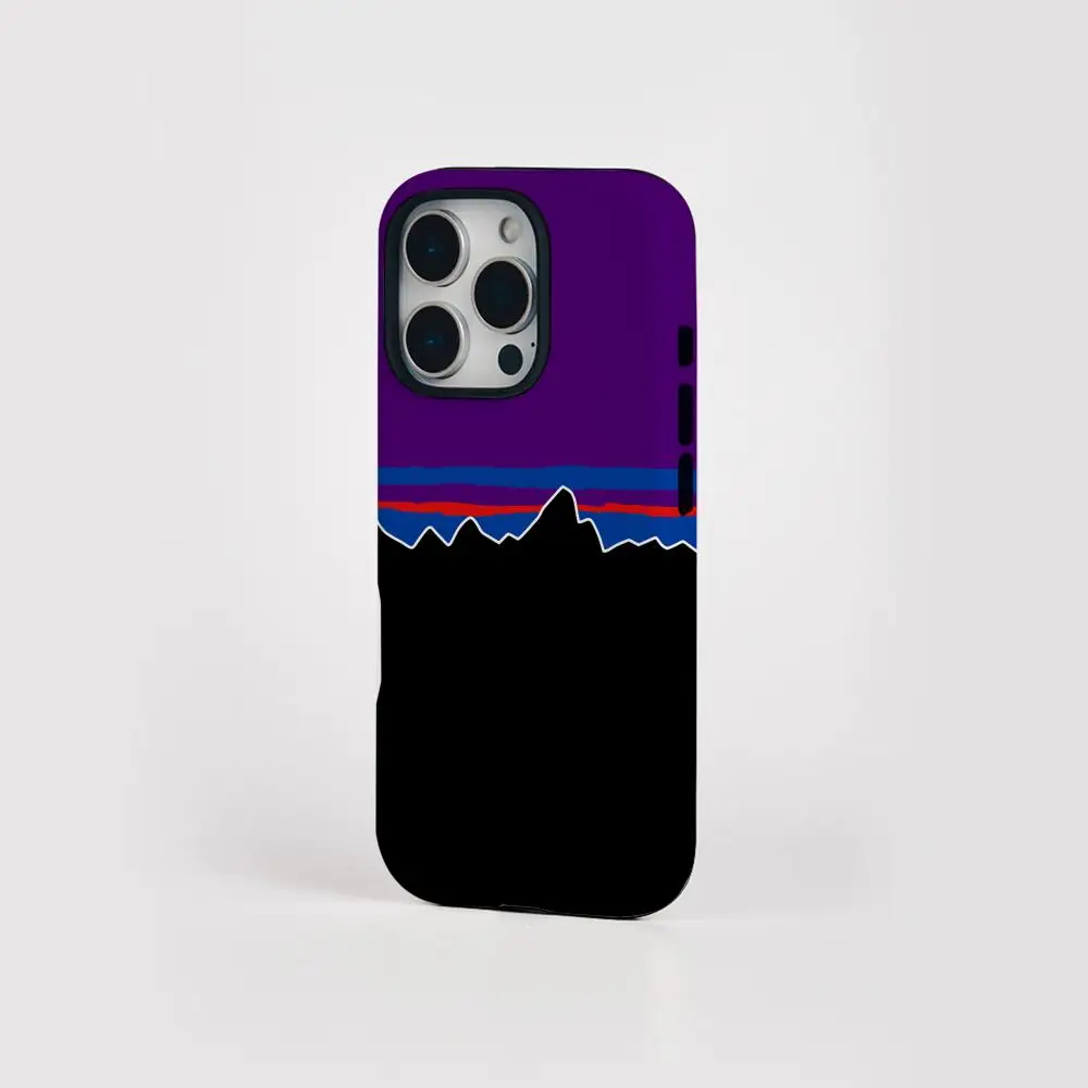 Funda de teléfono para iPhone 17 16 15 14 13 12 Pro Max Plus, carcasa dura líquida de doble capa HD brillante, diseño P-Patagonias