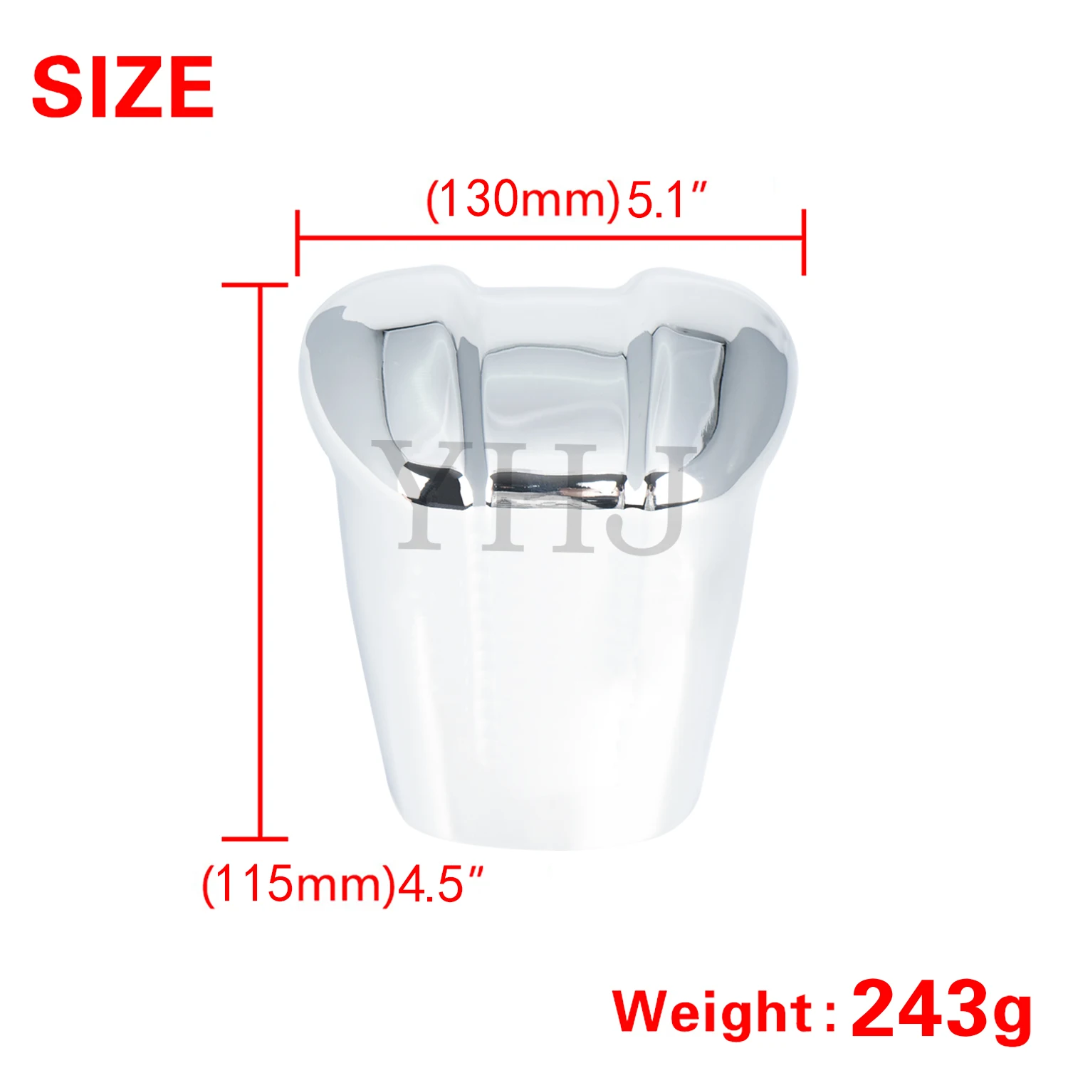 Waterfall Style Horn Cover For Harley Motorcycle Electra Street Road Tour Glide King 1995-2020 Chrome/Gloss Black/Matte Black