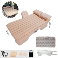 Universal Car Air Inflatable Bed Foldable Backseat Snooze Pad Travel Mattress Soft Matt Pillows Cushion Auto Vehicle Accessories