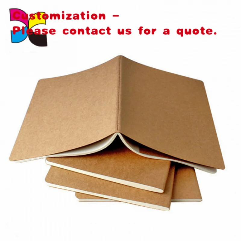 

custom.Customized Softcover Kraft Paper Exercise Book Cover