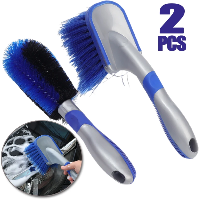 Car Cleaning and Brushing Tools Wheel Hub Brushes New MultiFunctional Cleaning Decontamination Brush Tire Wash Maintenance Tools