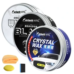 250g Car Wax Crystal Plating Set Hard Glossy Wax Layer Covering Paint Surface Coating Formula Waterproof Film Car Polish