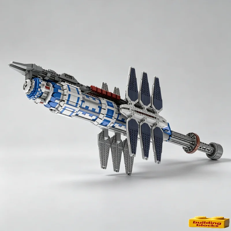 6735PCS Sci Fi Future Space Exploration Starship Custom Building Blocks Educational Assembly Birthday Collection Festival Gifts