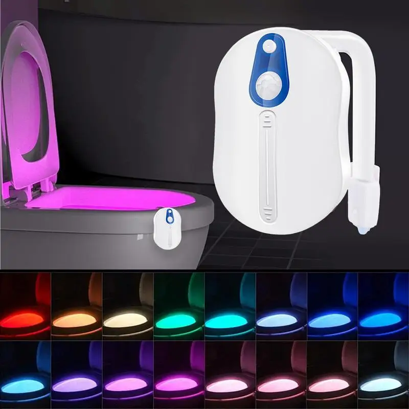 Bewegungsmelder Toilette Nachtlicht Sensor aktivierte Lampe LED Badezimmer Sensor aktiviert Nachtlicht für Home Hotel Badezimmer