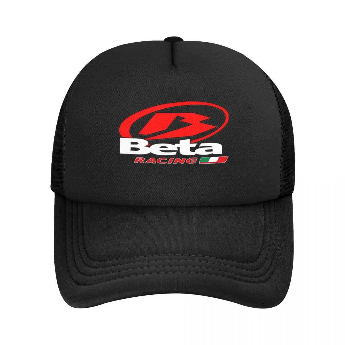 Beta Racing Motocross Motorcycle Logo Mesh Baseball Cap Men Women Fashion Trucker Worker Cap Hat Adjustable Fishing Hat Autumn