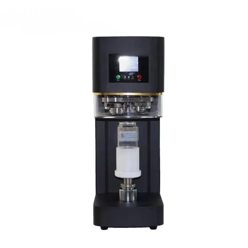 Automatic Electric Commercial Can Sealing Machine Soda Can Sealing With Cup Holder Bubble Tea Shop Can Sealer