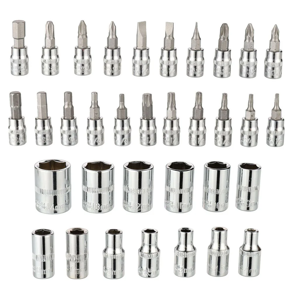 46PCS Socket Set 1/4