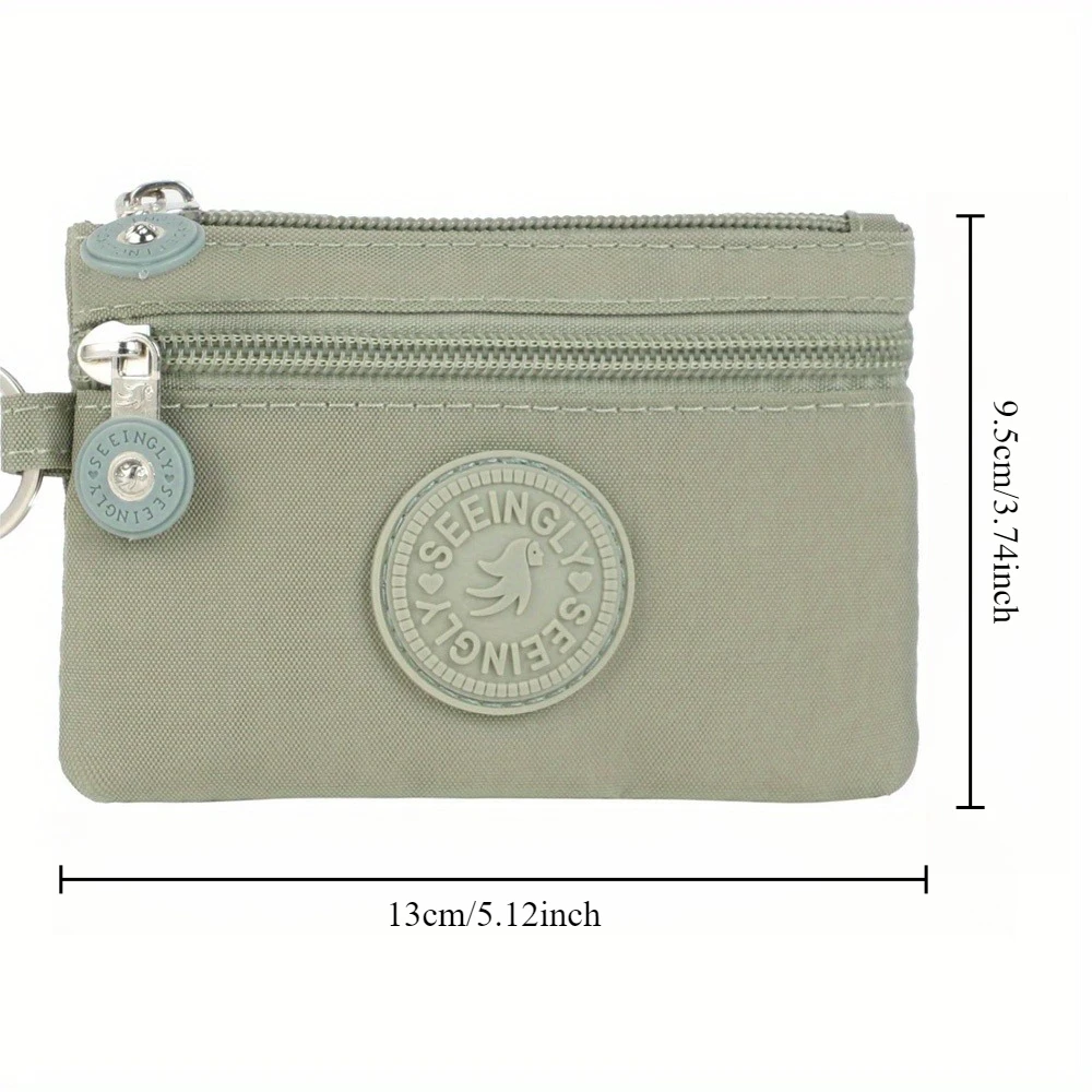 Waterproof Canvas Bags New Small Kid's Money Coin Purse Students Bus ID Credit Card Holoder Keys Earphone Pocket Storage Bags