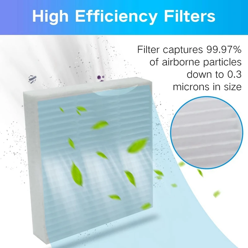 For AIRROBO T20 Vacuum Robot Replacement Accessories HEPA Filters Side Brushes Dust Bags Spare Parts