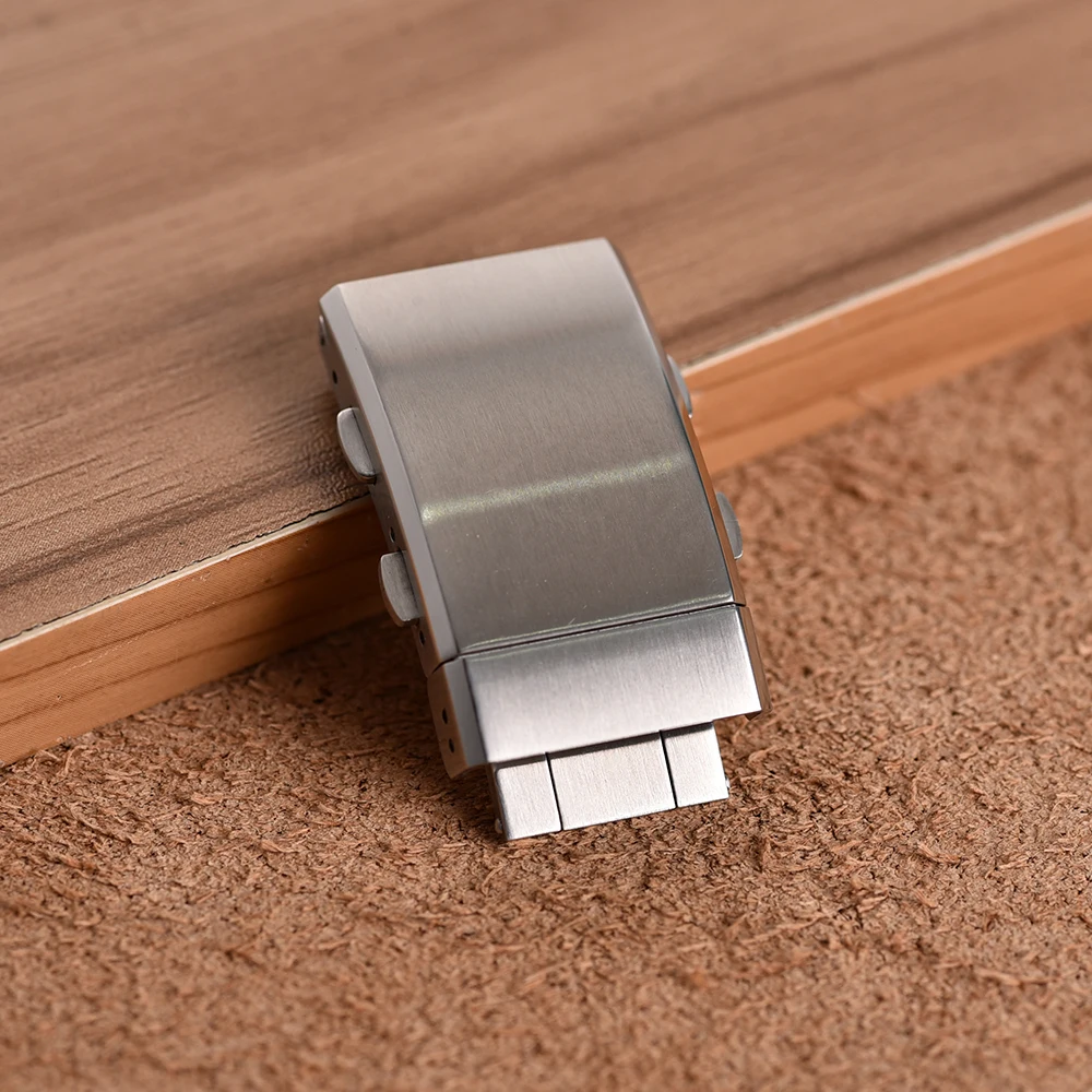 

Дизайн 18 мм, 20 мм, 22 мм, твердая нержавеющая сталь 316L, пряжка для часов, безопасная складная пряжка, двойная выдвижная регулируемая застежка для часов