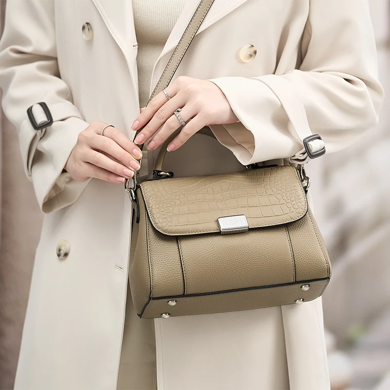 Limited ZOOLER Handcraft Hot Real Leather Bag Black First Genuine Leather Handbag Tote Shoulder Bags Female Fashion Hot#SC1910