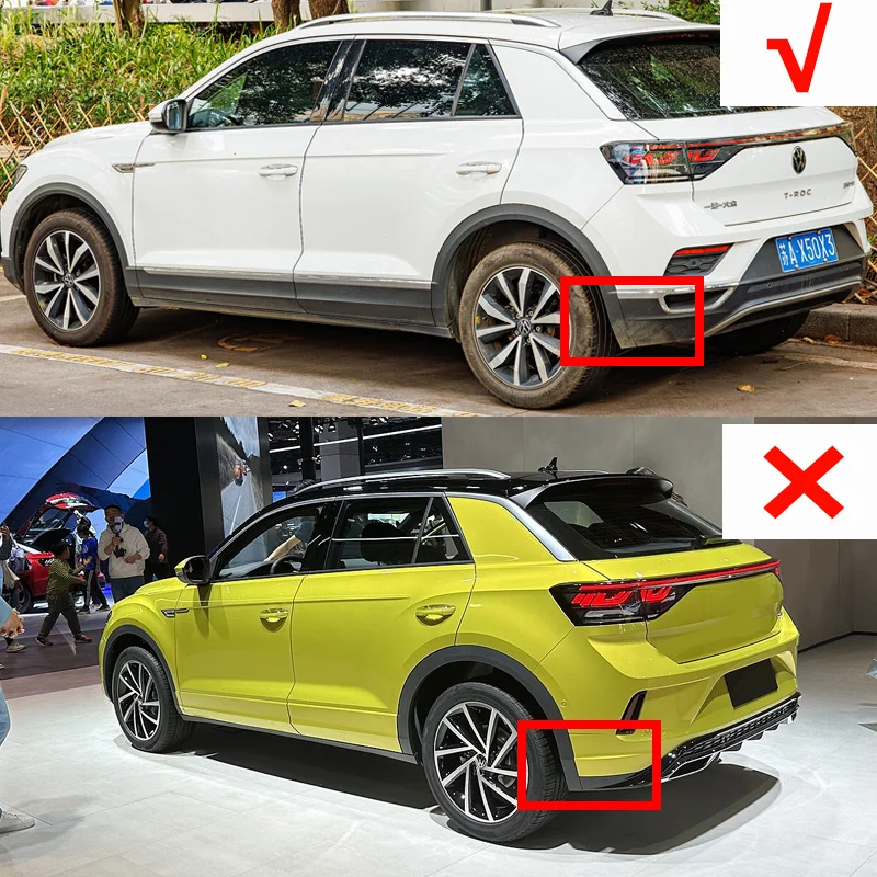 For Volkswagen VW T-Roc 2023 2024 Car Mudguards Anti Sludge Fender Anti-Sand Guard Protector Mudflaps Kit Exterior Accessories