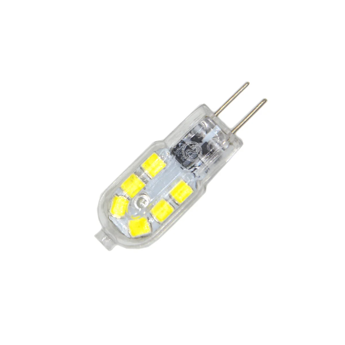 

10pcs Led Bulb G4 2835 12Smd 12V White Transparent Shell High Brightness Long Lifespan Energy Saving No Flicker