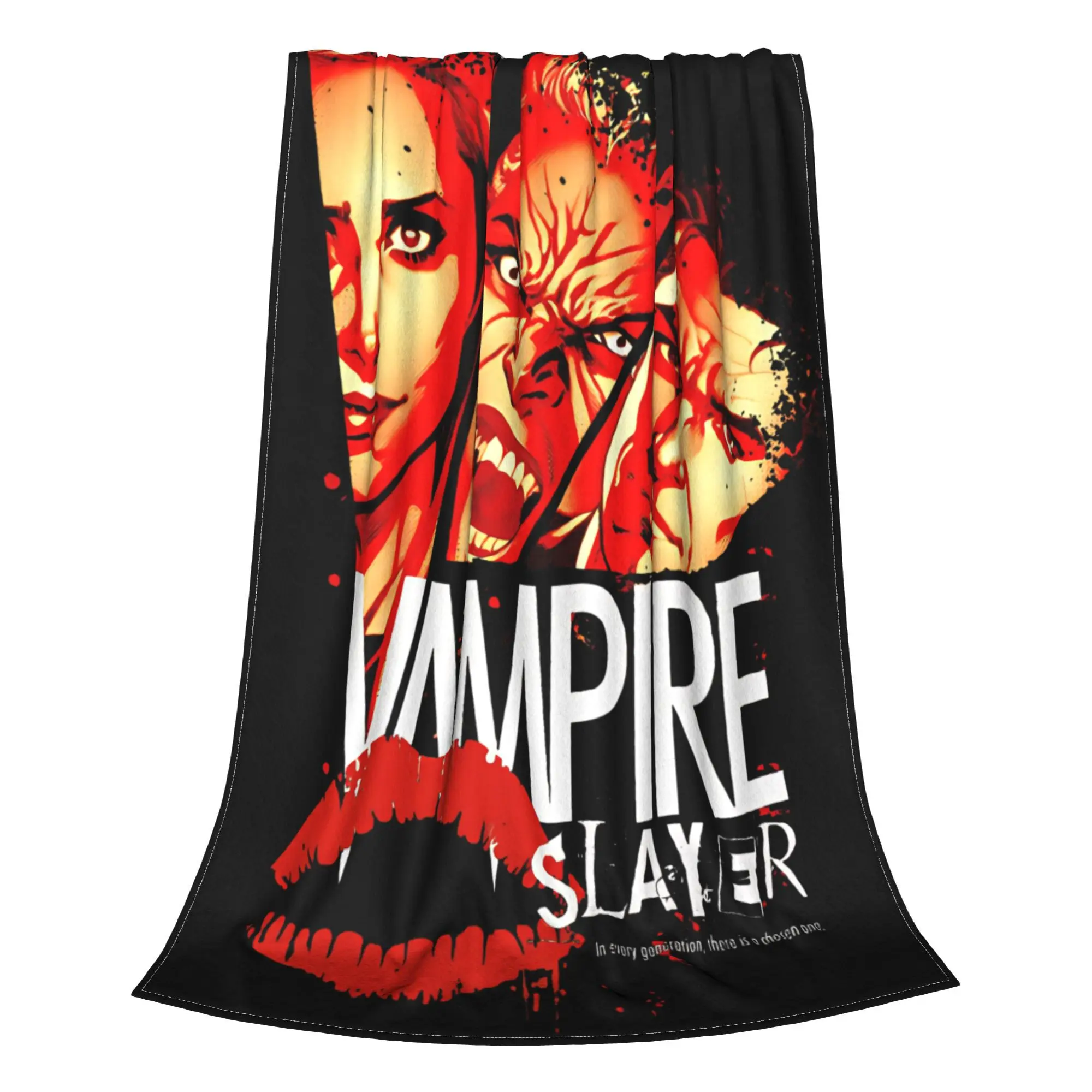 Cozy Vampire Slayer 37958016 Blanket Stuff Room Decorative  Blanket Throw Soft Fleece for Couch