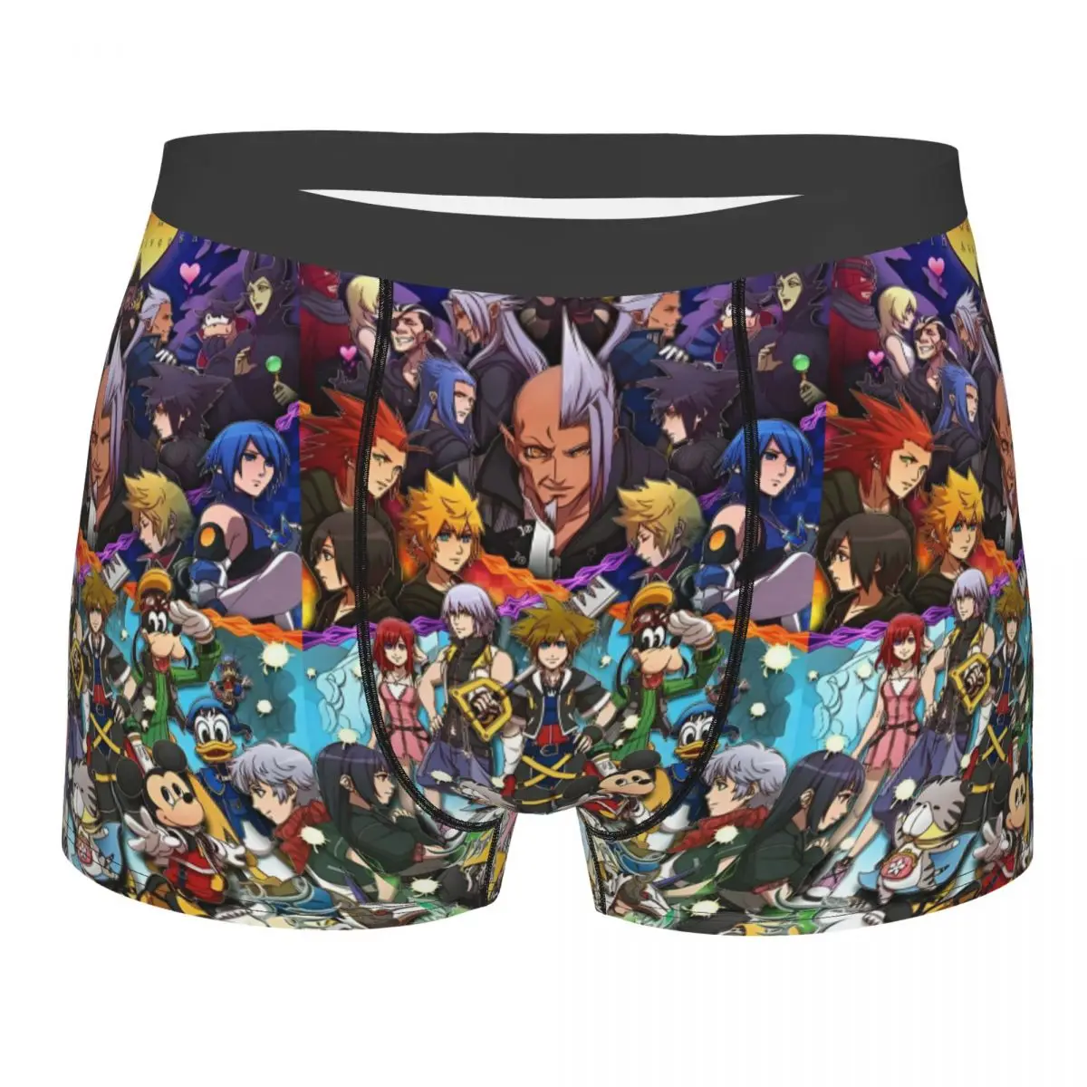 

Пользовательские аниме игры Kingdom Hearts боксеры шорты мужские трусы нижнее белье крутые трусы