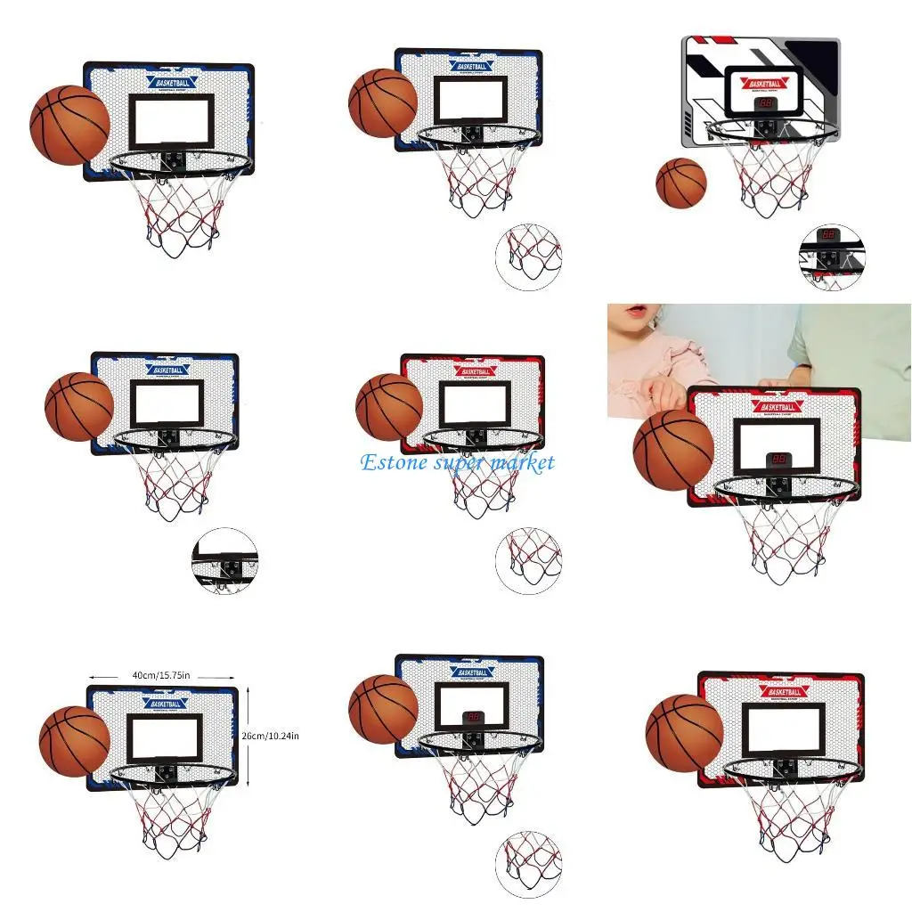 090B ホームスポーツセンター子供のおもちゃバスケットボールスコアボードスポーツステーションボールとフープ