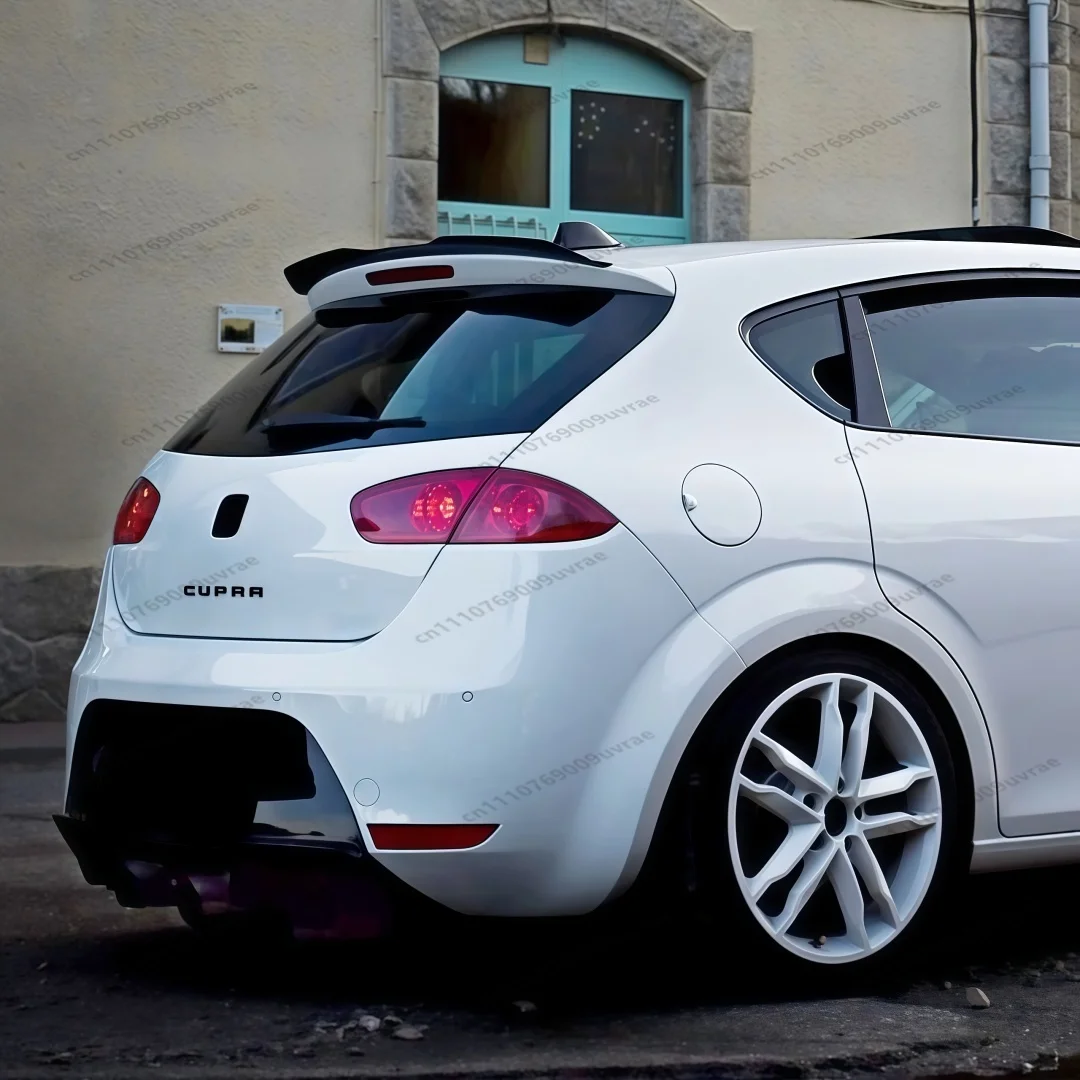 

Glossy Black Front Roof Spoiler Cap For Seat Leon MK2 Cupra R Hatchback 2006-2012 Rear Tail Wing Exterior Body Kit Accessories