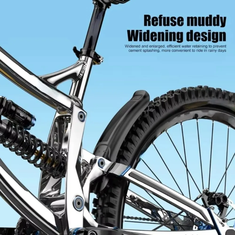 

Repeair Plastic Bicycle Front Rear Wide Tire Wheel Lightweight Road Bike Mudguard for Mountain Bike