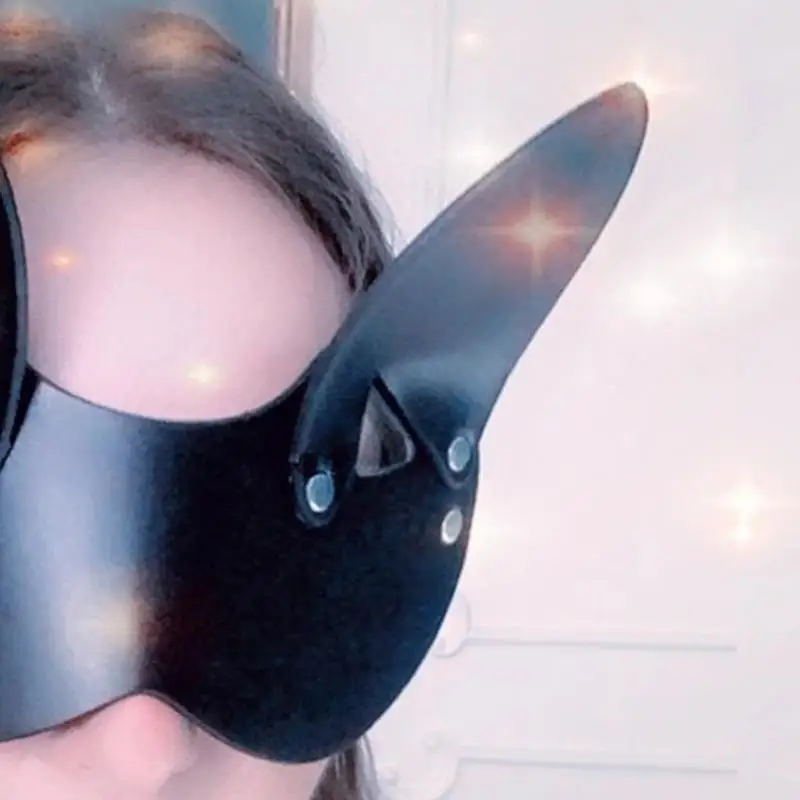 652F قناع جلدي قناع حفلة تنكرية لأزياء الهالوين التنكرية #4