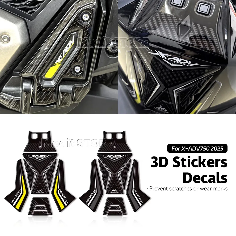 para-honda-x-adv-xadv-x-adv-750-2025-aventura-3d-protetor-adesivos-decalques-corpo-fender-escudo-carenagem-handguard-tanque-almofada-adesivos