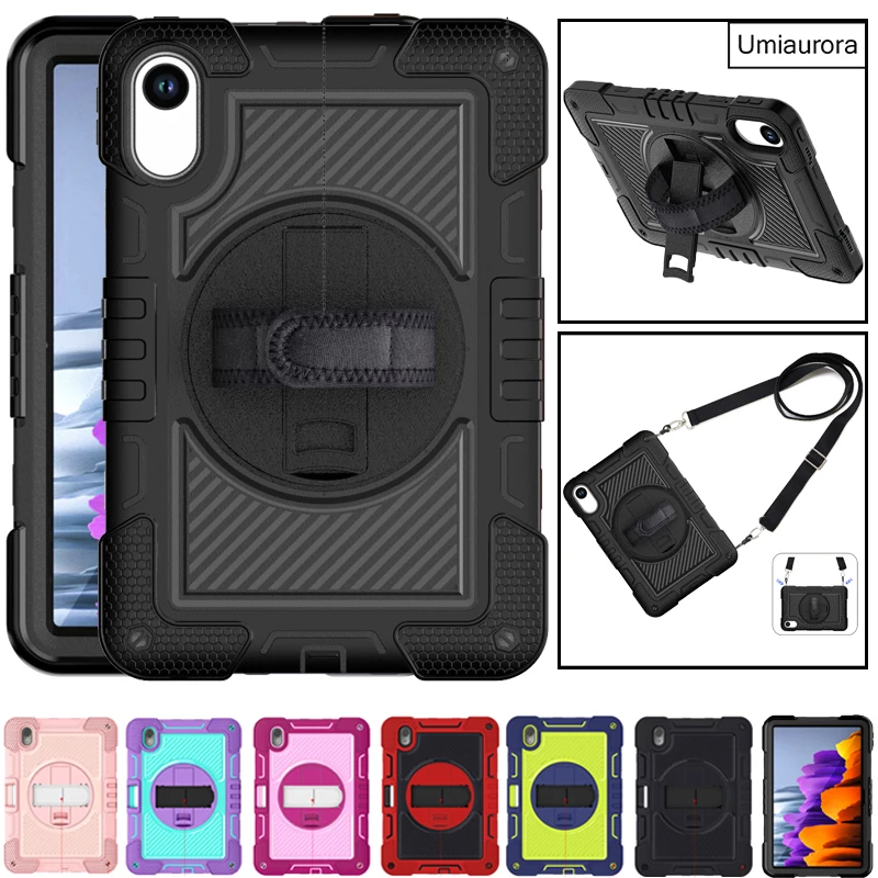 

Для Xiaomi Redmi Pad 2 Pad2 11 дюймов 2025 Armor Case Сверхмощный противоударный чехол для ПК Подставка для рук Плечевой ремень Чехол для планшета Funda