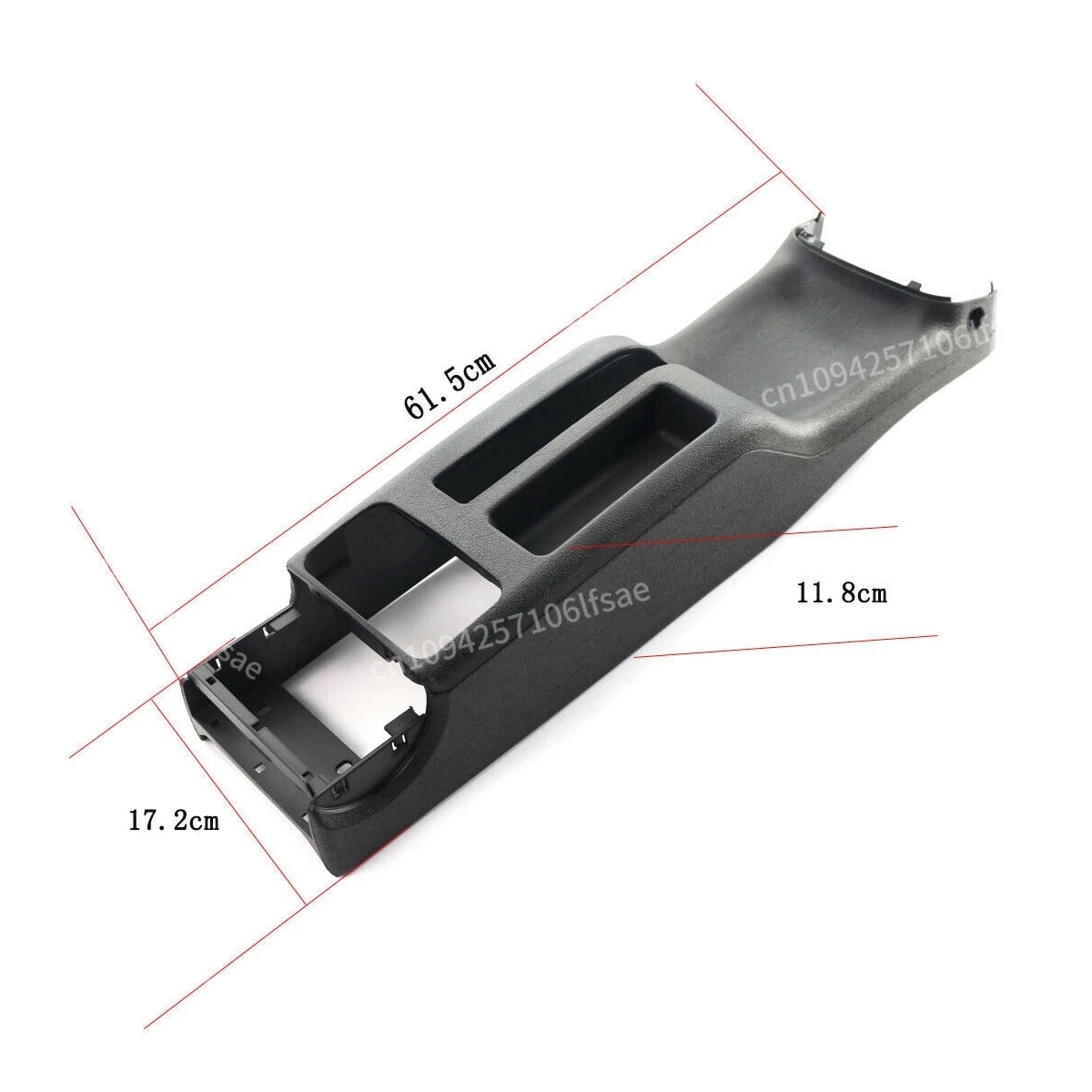 -For-Jetta Golf IV Bora Rear Center Console Cup Holder Black 1J0863323