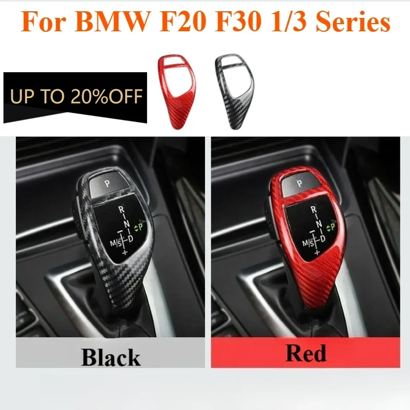

For BMW F20 F30 1/3 Series Carbon Fiber Gear Shift Knob Cover Interior Trim Shifter Head Replacement Modification Accessories